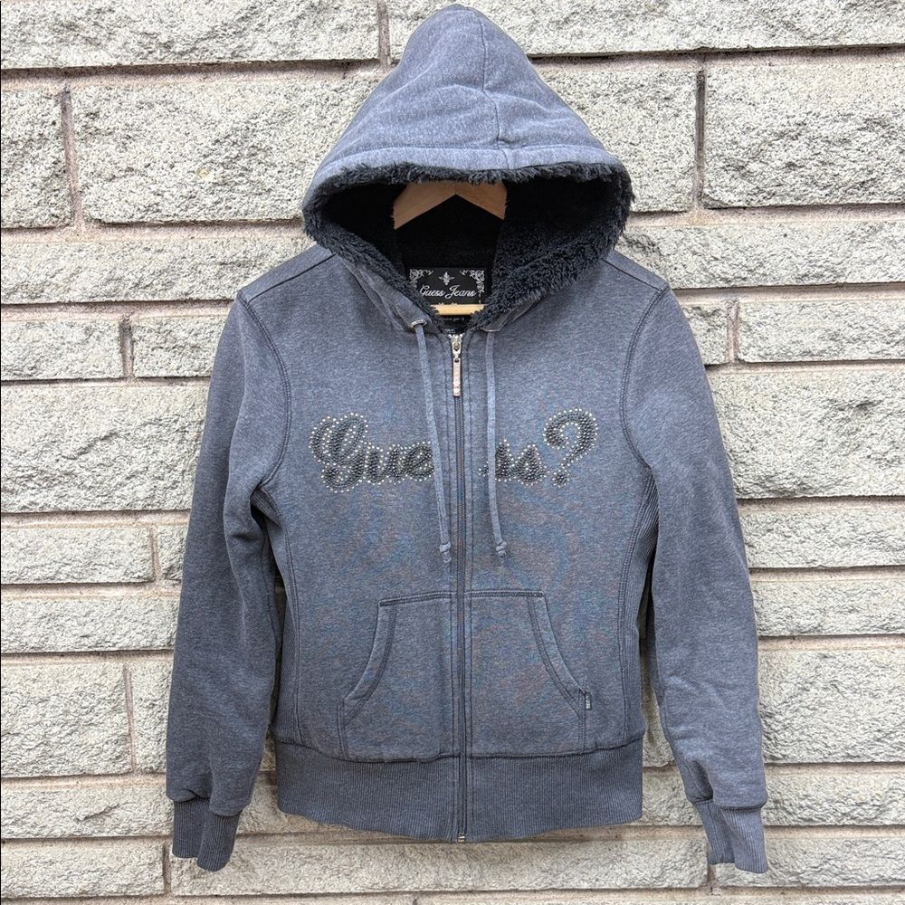 Guess Women's Charcoal Bomber Jacket